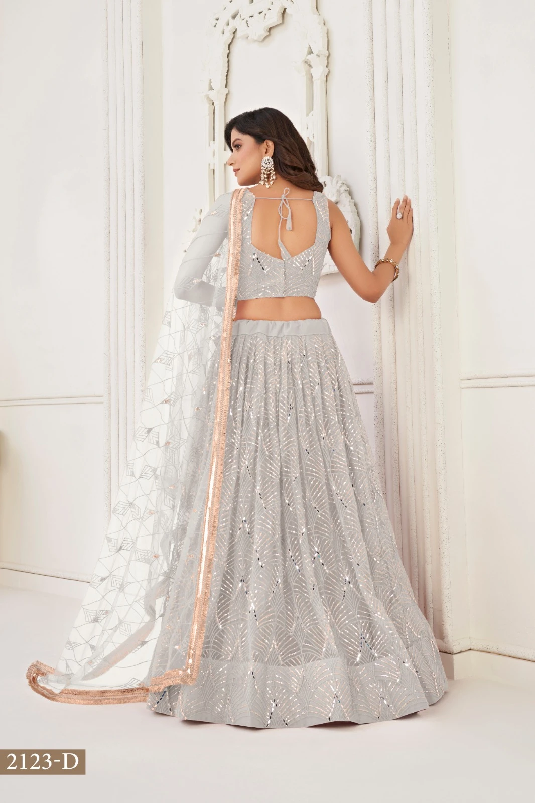Khelaiya 2123 Colours Butterfly Net Wholesale Lehenga Catalog — Wholesale Lehenga, MPA wholesale from Surat - Gallery Image 3